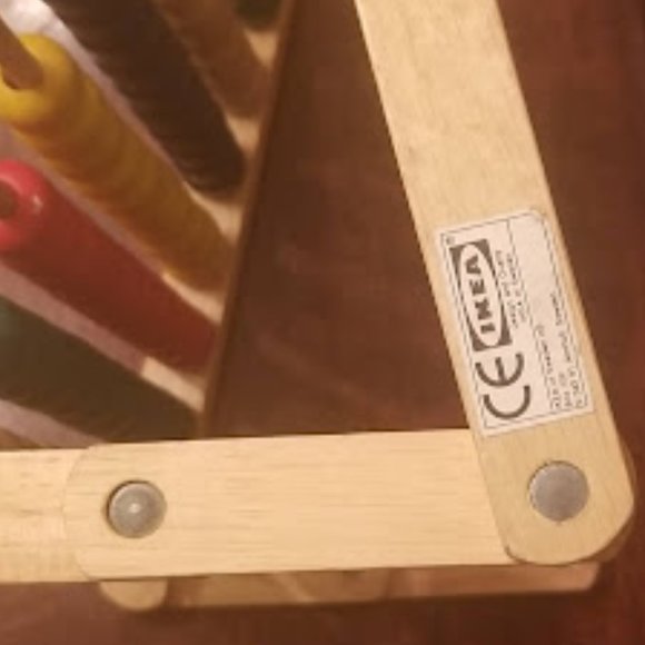 Vintage Large Wooden Collapsible Abacus - IKEA - Picture 3 of 8